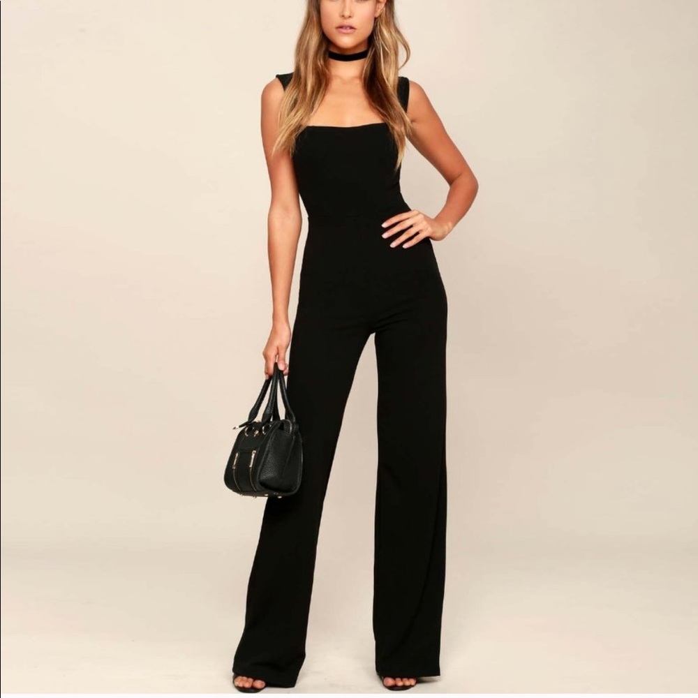 Lulu’s Enticing Endeavors Black Jumpsuit